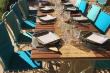 Table dressée Table dressée